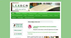 Desktop Screenshot of lexbcn.com