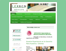Tablet Screenshot of lexbcn.com